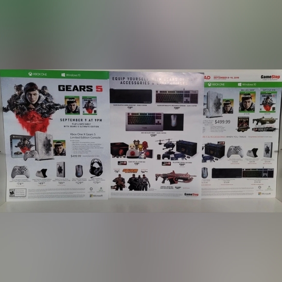 Gears 5 Promotional Material Lot - Picture 10 of 13